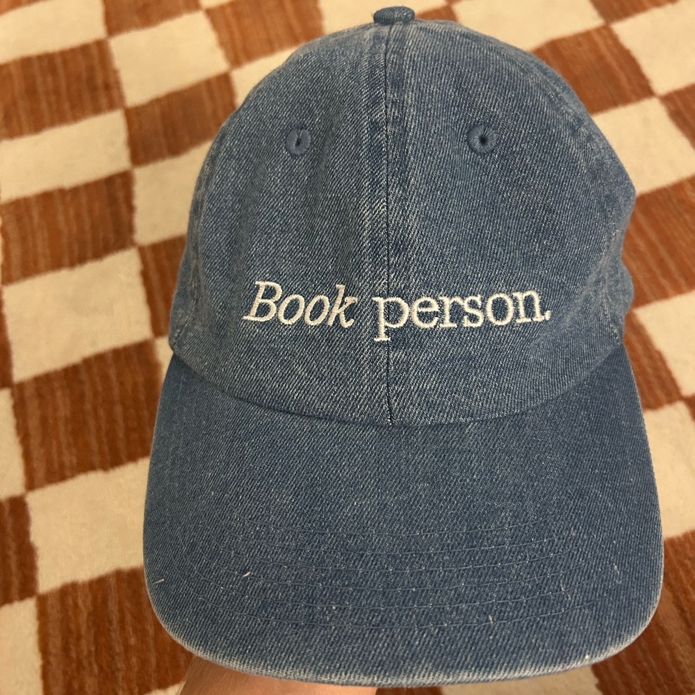 ‘Book Person’ Denim Cap